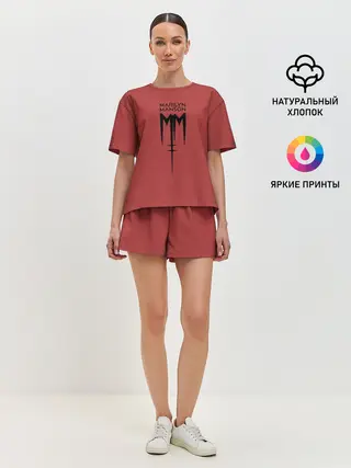 Женская пижама с шортами / Marilyn Manson