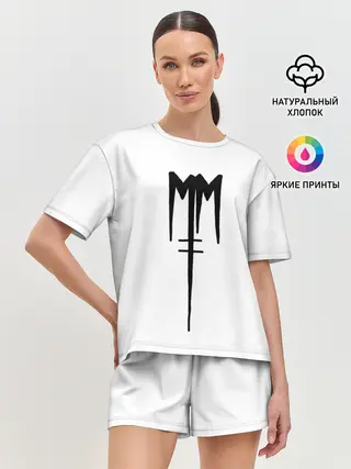 Женская пижама с шортами / Marilyn Manson