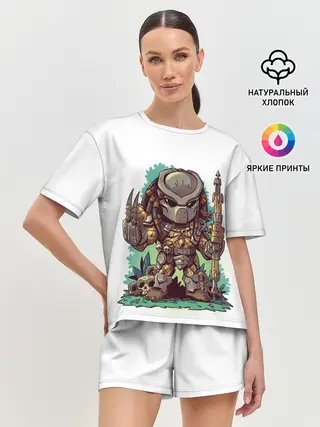 Женская пижама с шортами / ХИЩНИК | PREDATOR