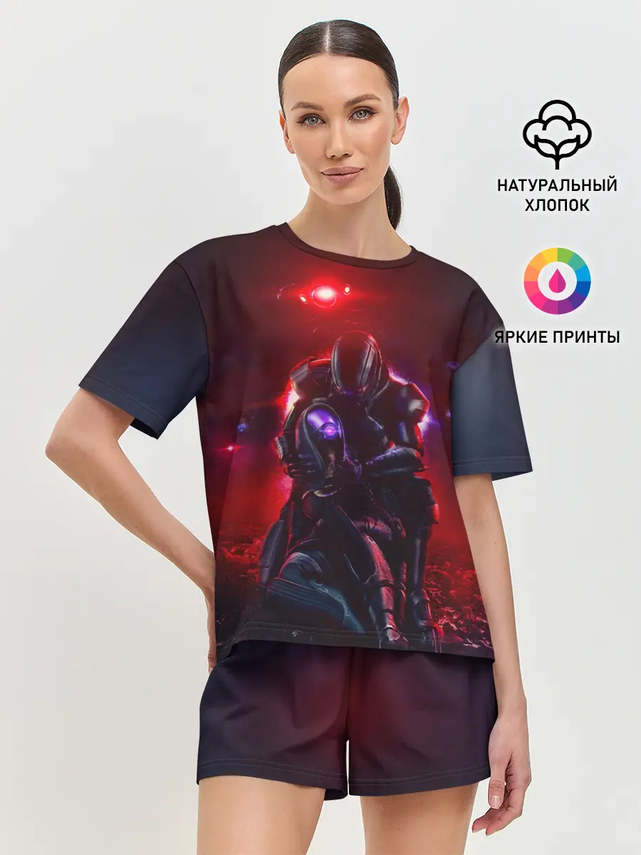 Женская пижама с шортами / MASS EFFECT
