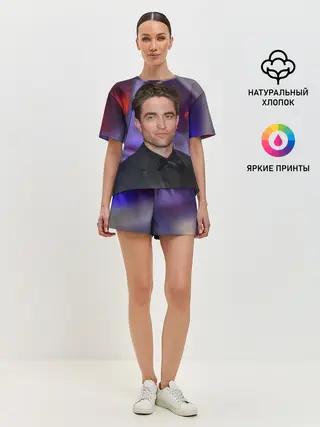 Женская пижама с шортами / Роберт Паттинсон