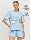 Женская пижама с шортами / ааа рожок