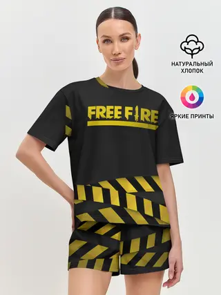 Женская пижама с шортами / Free Fire