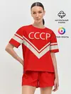 Женская пижама с шортами / СССР хоккейная форма