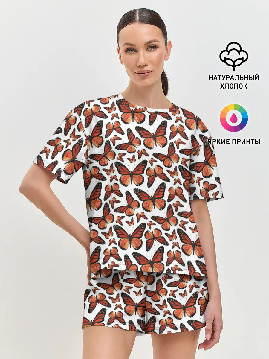 Женская пижама с шортами / Монарх
