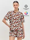 Женская пижама с шортами / Монарх