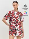 Женская пижама с шортами / Хохлома