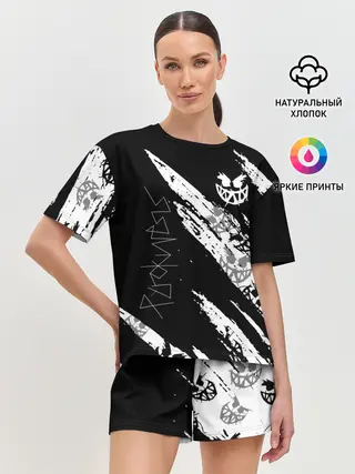 Женская пижама с шортами / PYROKINESIS.