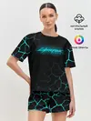 Женская пижама с шортами / CYBERPUNK 2077.