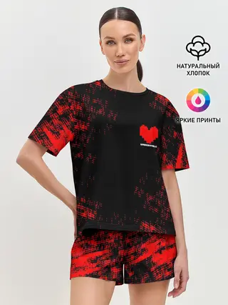 Женская пижама с шортами / UNDERTALE