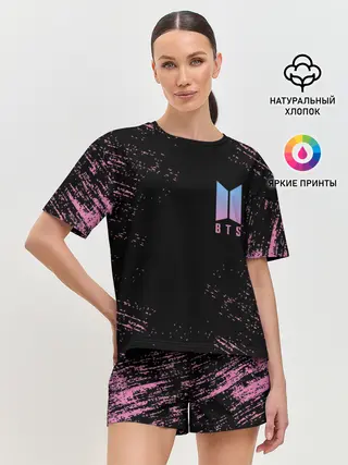Женская пижама с шортами / BTS
