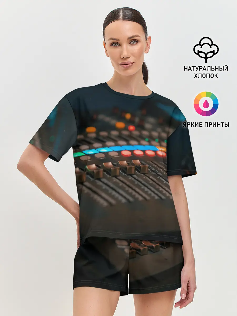 Женская пижама с шортами / МУЗЫКА