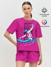 Женская пижама с шортами / Gymnastics
