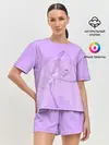 Женская пижама с шортами / Гимнастика