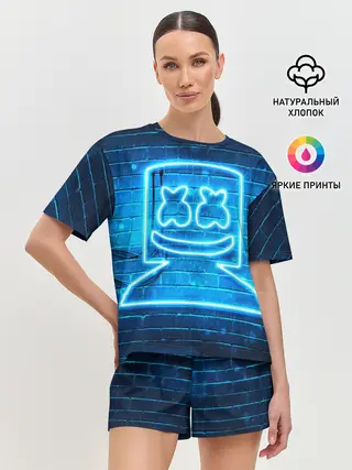 Женская пижама с шортами / MARSHMELLO