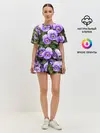 Женская пижама с шортами / Анютины глазки