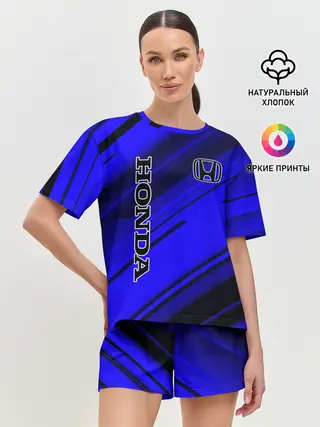 Женская пижама с шортами / Спорт Стиль | HONDA