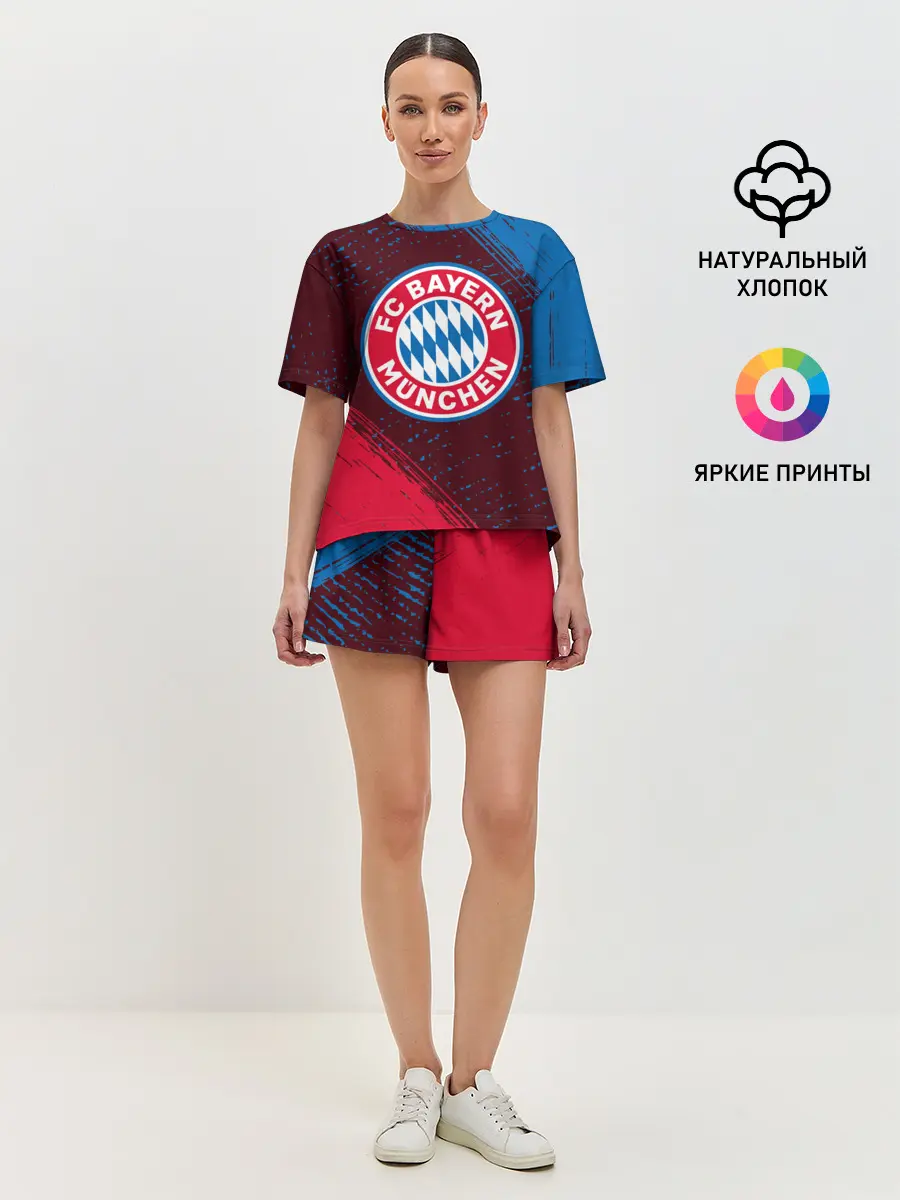 Женская пижама с шортами / FC BAYERN / БАВАРИЯ