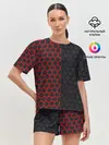 Женская пижама с шортами / НЕОНОВЫЕ СОТЫ