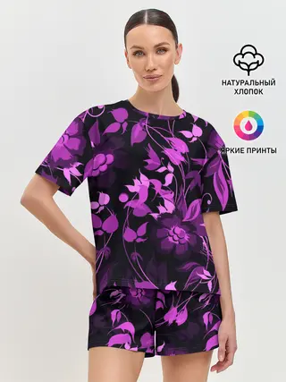 Женская пижама с шортами / Флора | Flora