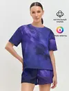 Женская пижама с шортами / Космос