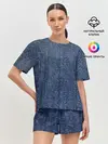 Женская пижама с шортами / Джинса