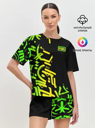 Женская пижама с шортами / PUBG