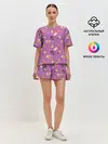 Женская пижама с шортами / Спящие мыши