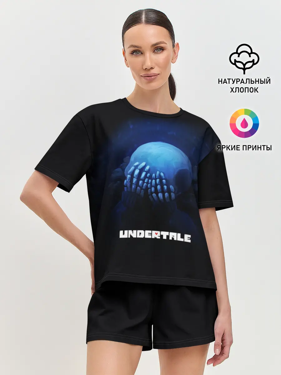 Женская пижама с шортами / UNDERTALE
