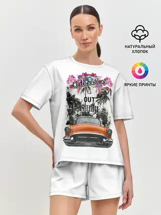 Женская пижама с шортами / Adventure