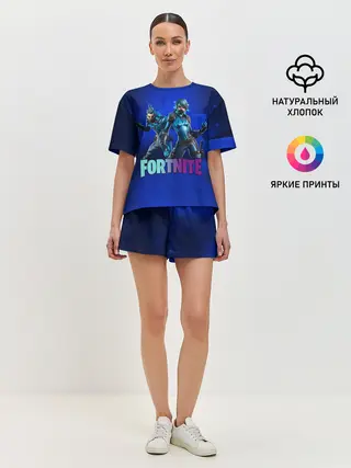 Женская пижама с шортами / fortnite