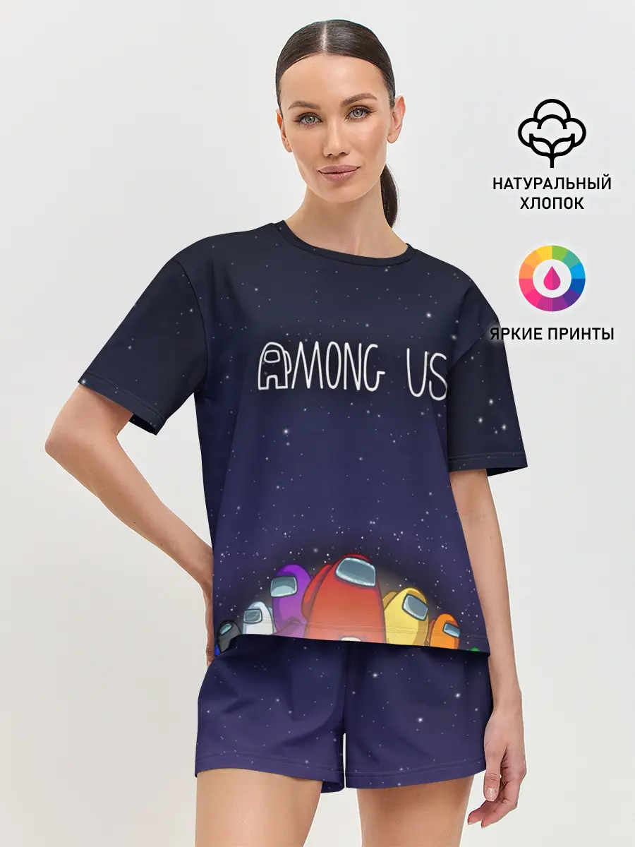 Женская пижама с шортами / Among Us team