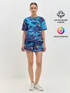Женская пижама с шортами / Кирпичики.