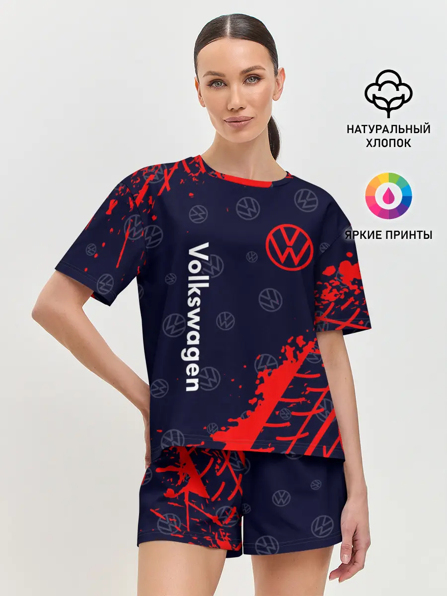 Женская пижама с шортами / VOLKSWAGEN / Фольксваген