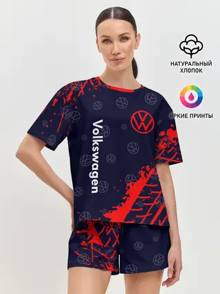 Женская пижама с шортами / VOLKSWAGEN / Фольксваген