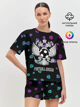 Женская пижама с шортами / FOOTBALL RUSSIA / Футбол