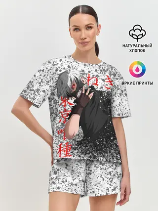 Женская пижама с шортами / ТОКИЙСКИЙ ГУЛЬ