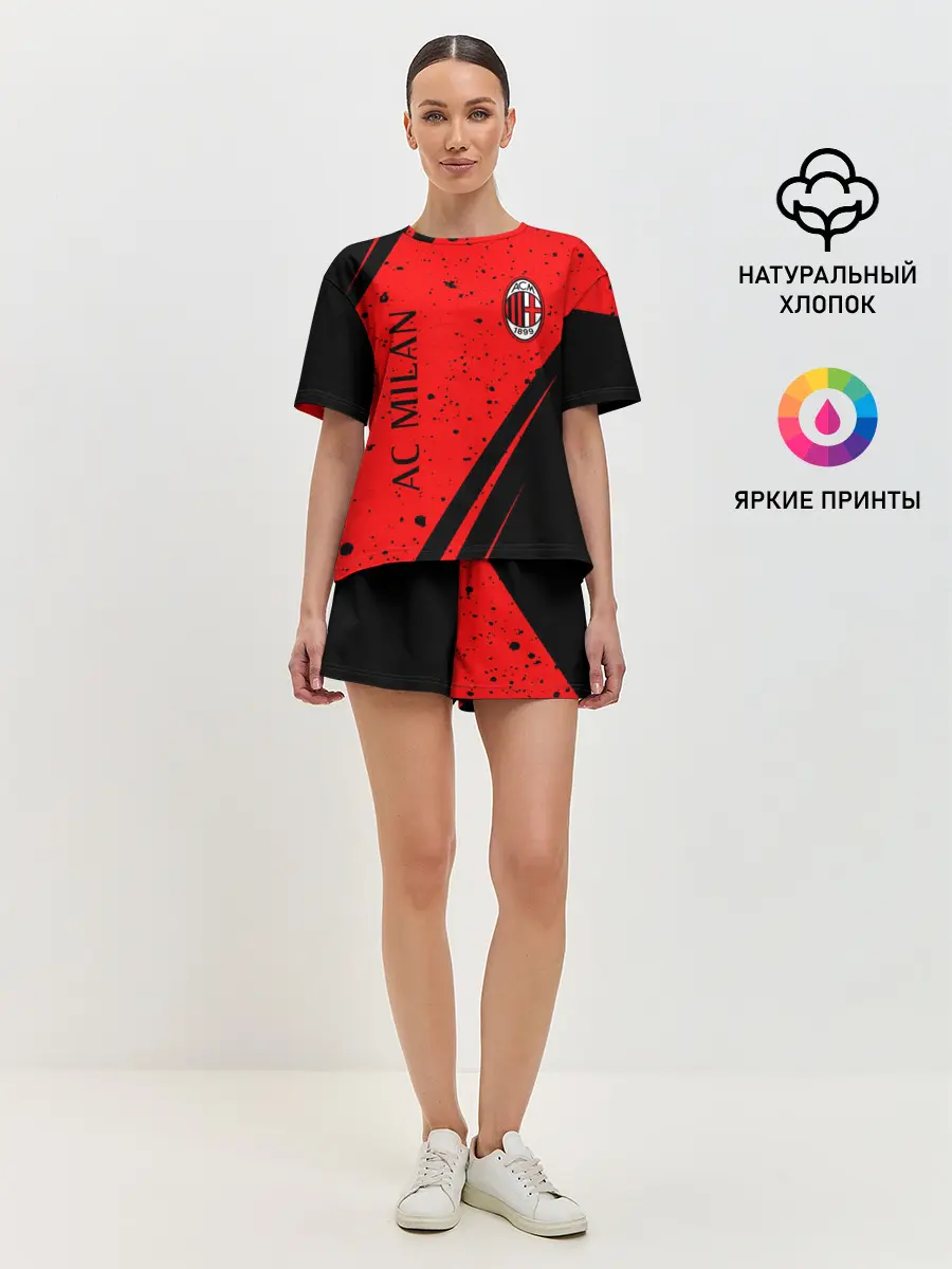 Женская пижама с шортами / AC MILAN / МИЛАН