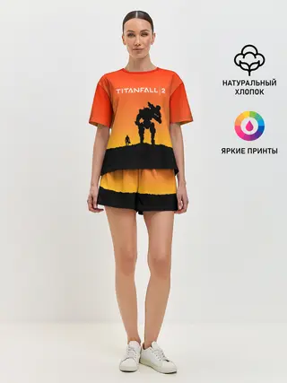 Женская пижама с шортами / TITANFALL 2