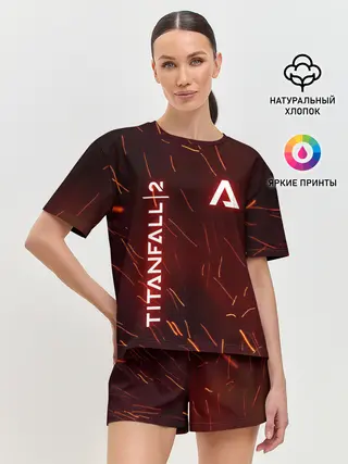 Женская пижама с шортами / TITANFALL 2