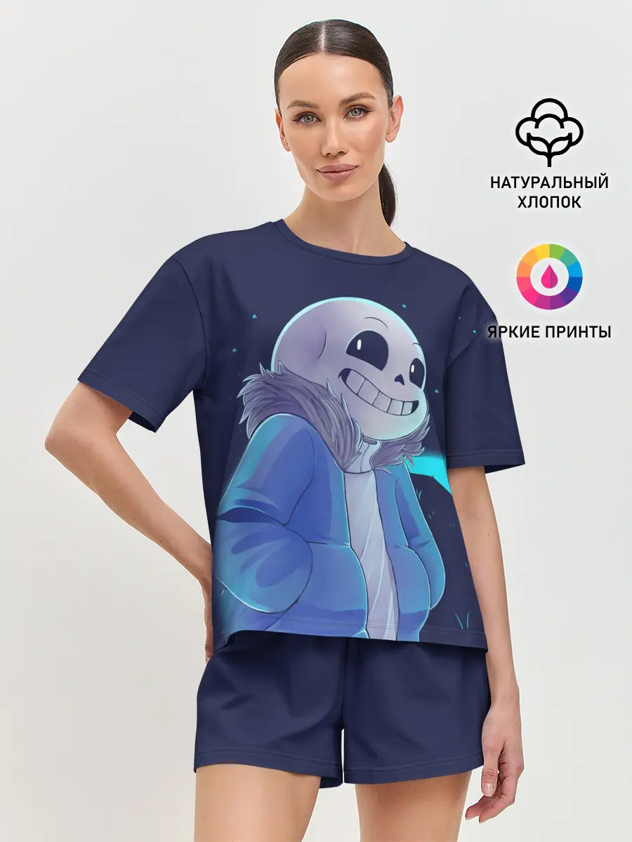 Женская пижама с шортами / UNDERTALE