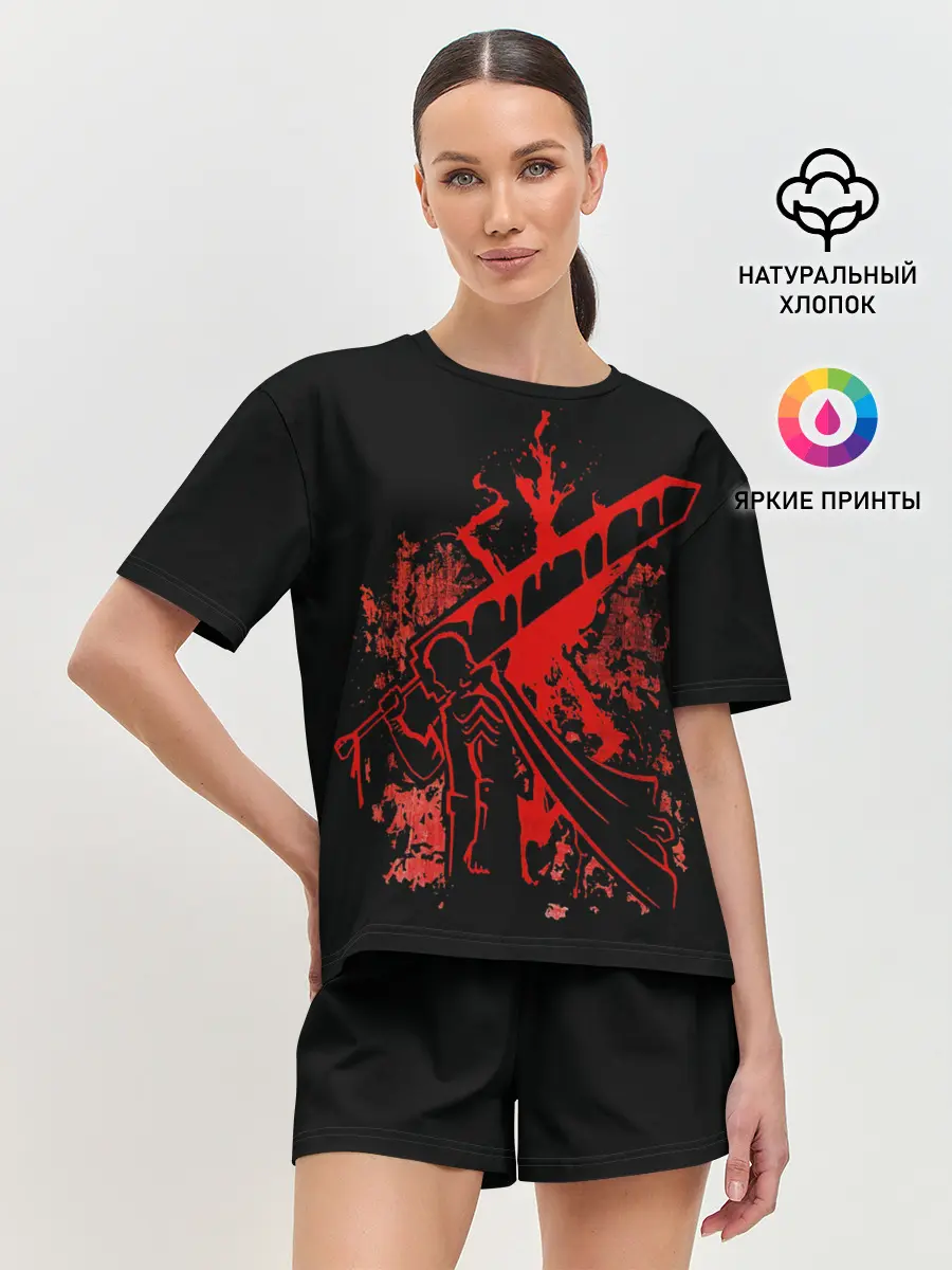 Женская пижама с шортами / BERSERK blood