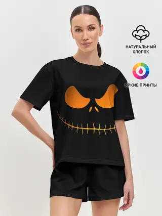 Женская пижама с шортами / Зловещая улыбка