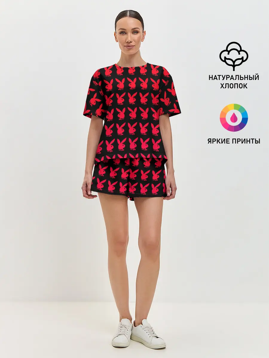 Женская пижама с шортами / playboy