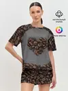 Женская пижама с шортами / Люблю кофе