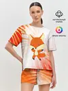 Женская пижама с шортами / ЛИСИЧКА / FOXY