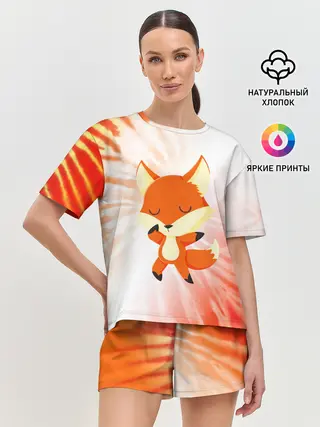 Женская пижама с шортами / ЛИСИЧКА / FOXY
