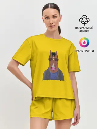 Женская пижама с шортами / Конь БоДжек