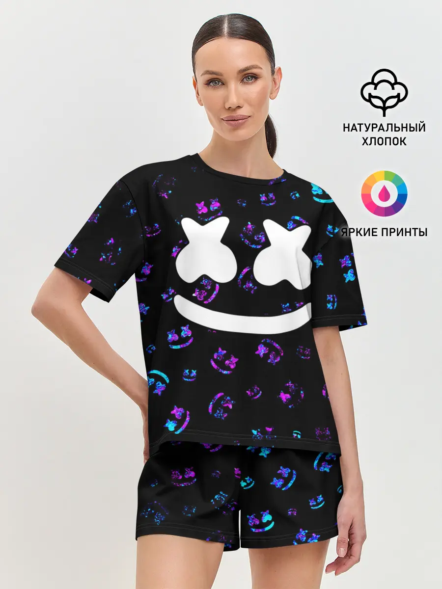 Женская пижама с шортами / MARSHMELLO / МАРШМЕЛЛОУ
