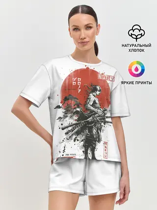 Женская пижама с шортами / ONE PIECE ZORO Roronoa SAMURAI